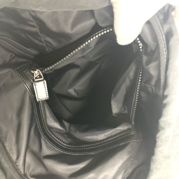 GUCCI Black Canvas Backpack